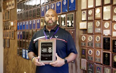 Josh Davenport Recognized as Outstanding FFA Advisor
