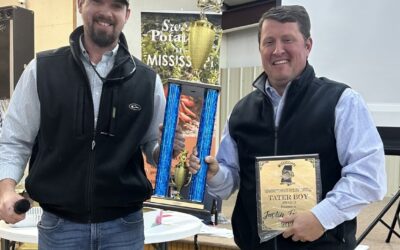 MFBF National Affairs Coordinator Justin Ferguson Named Tater Boy by MS Sweet Potato Council